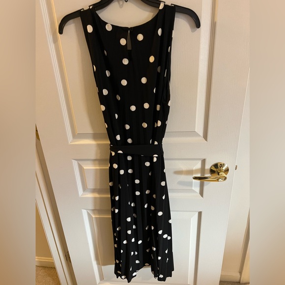 NWT black and white polka dot dress - T Tahari - Picture 2 of 4